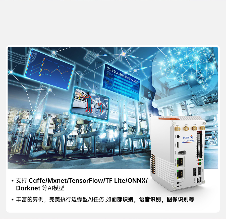 EG628可拓展物聯網控制器的AI大模型